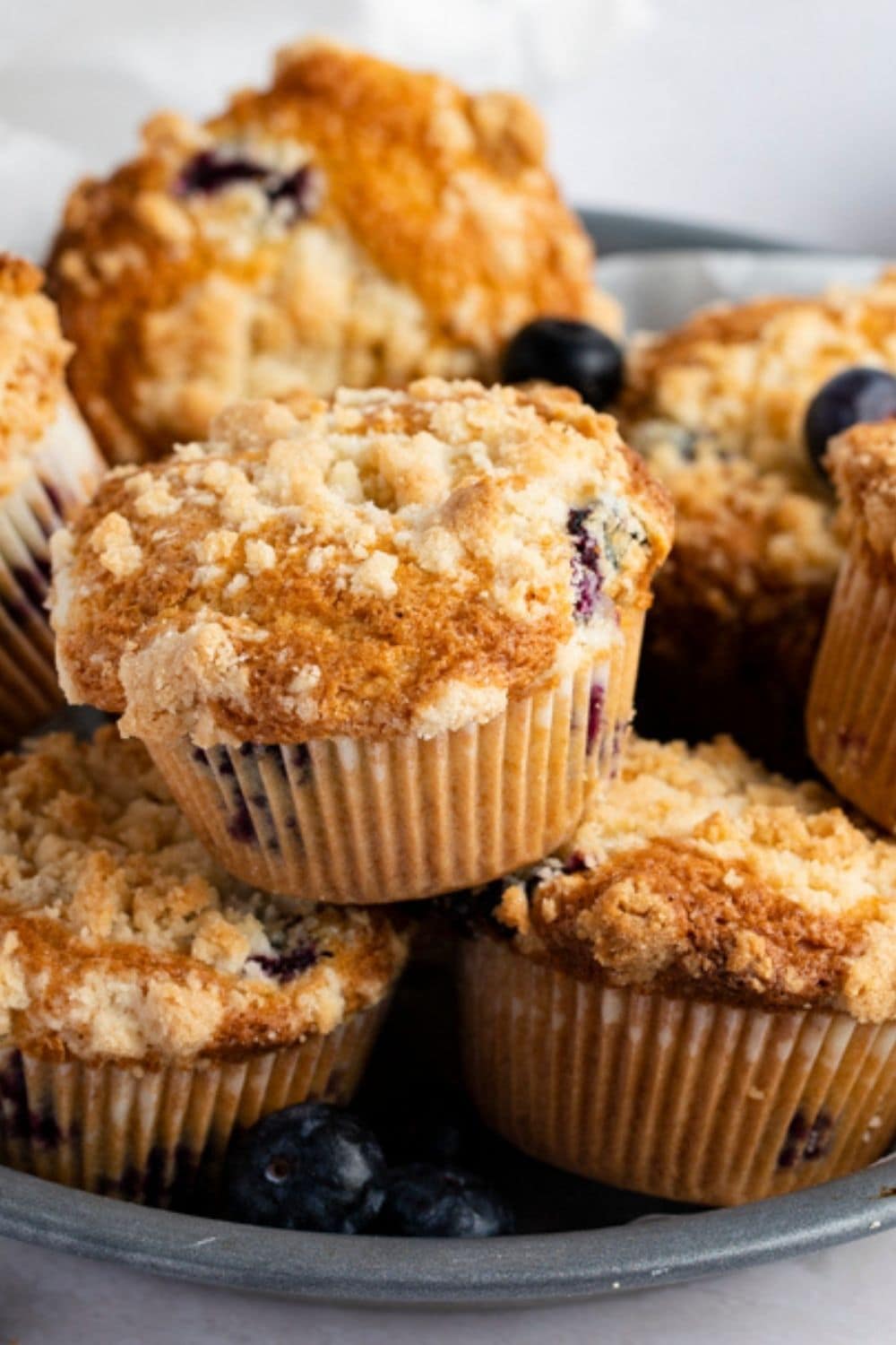 Blueberry Muffins with Fresh Blueberries