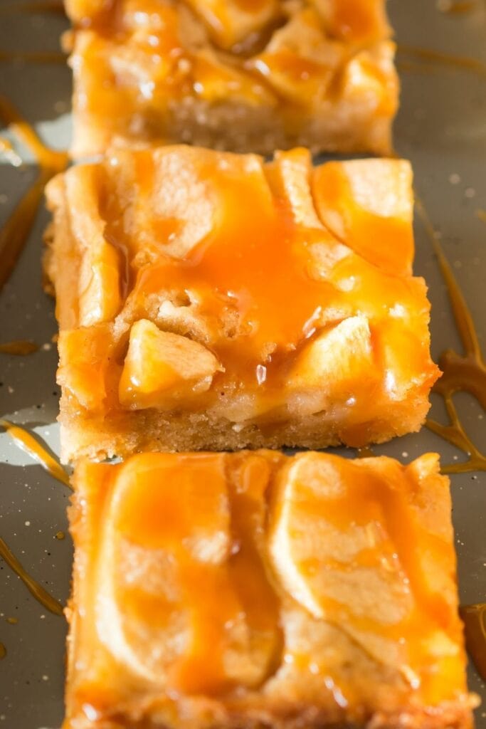 Caramel Apple Cinnamon Bars