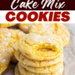 Lemon Cake Mix Cookies