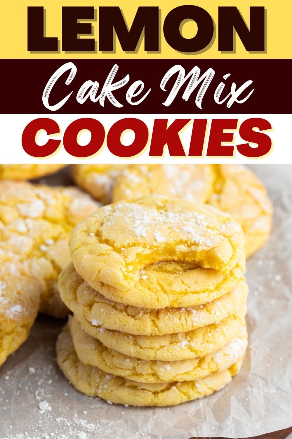 Lemon Cake Mix Cookies