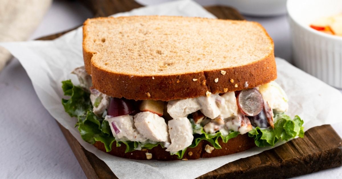 Tasty Homemade Arbys Chicken Salad Sandwich