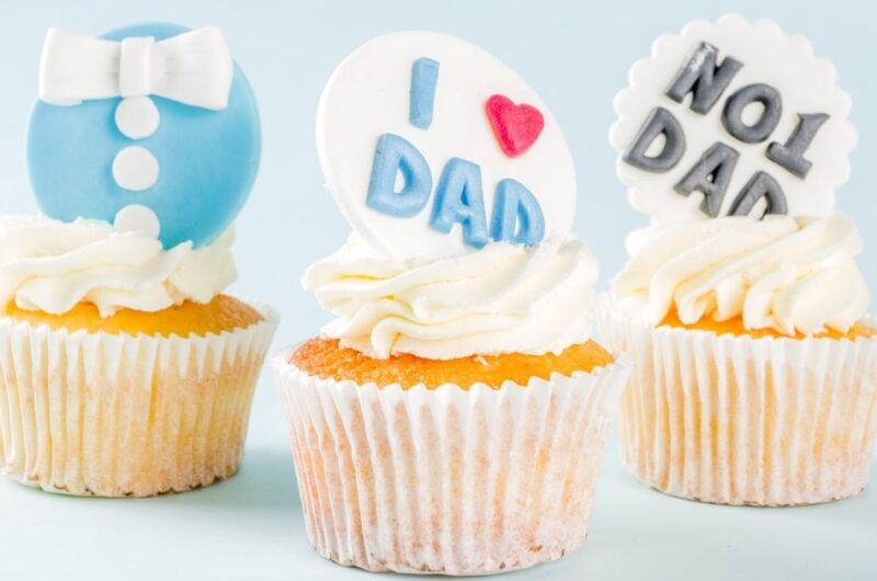 17 Father’s Day Cupcakes Dad Will Love