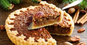 Homemade Pecan Pie with Maple Syrup