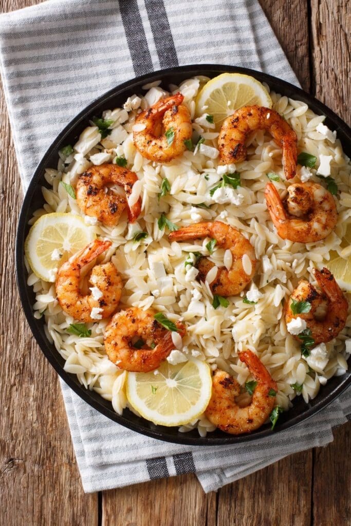 Orzo Pasta with Shrimp