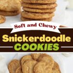 Soft and Chewy Snickerdoodle Cookies Recipe