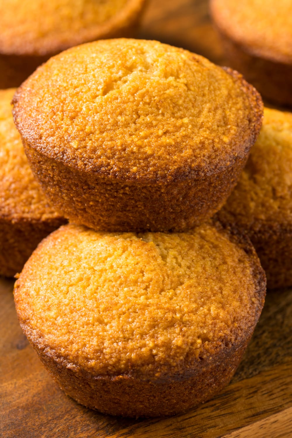 Stack of Cornbread Muffins