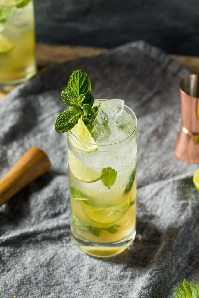 Dark Rum Mojito Cocktail