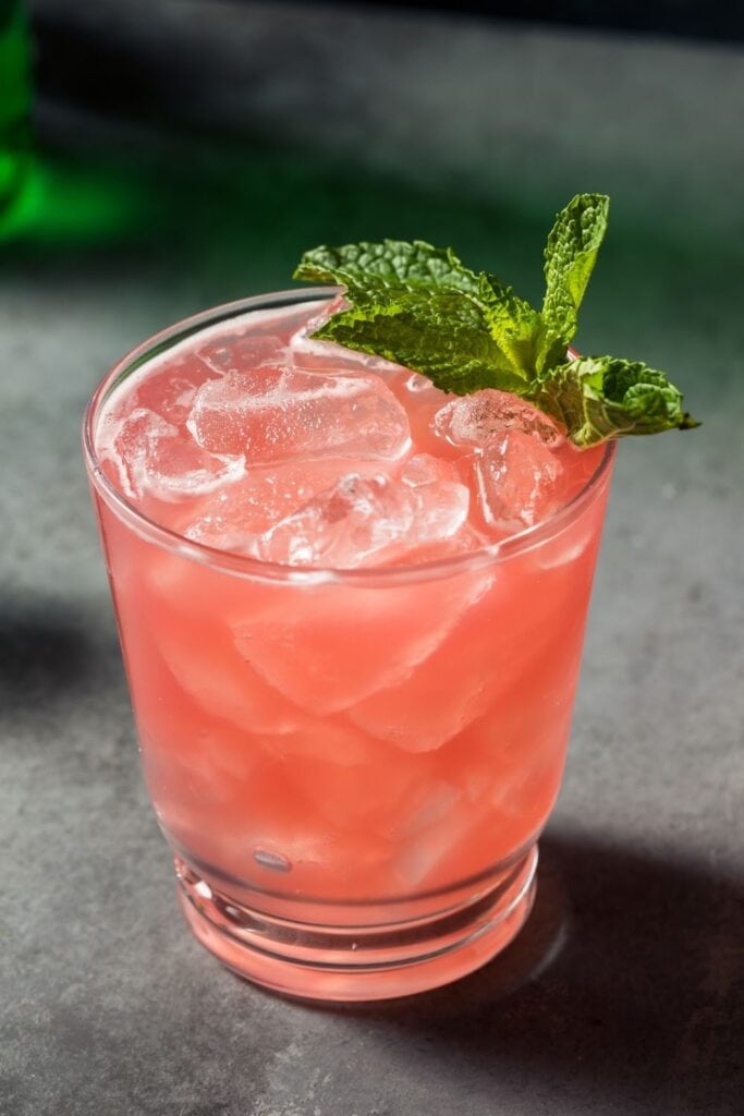 Watermelon Soju Cocktail with Mint