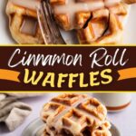 Cinnamon Roll Waffles