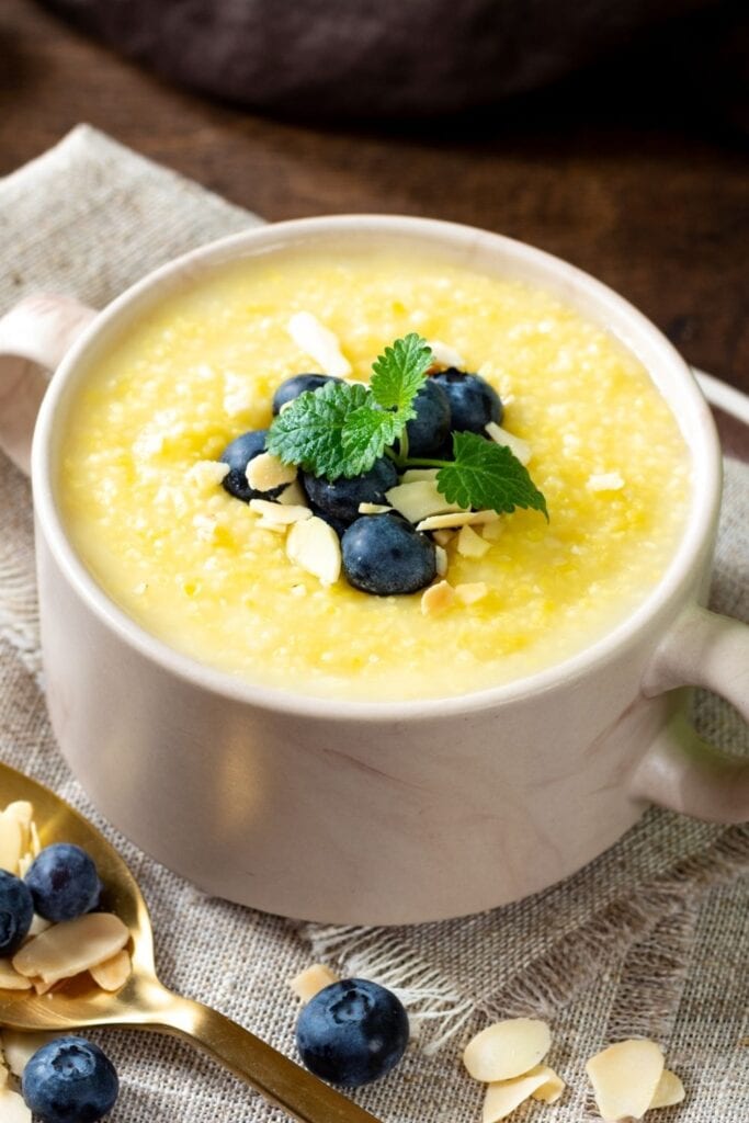 30 Easy Polenta Recipes featuring Corn Porridge with Polenta and Blueberries