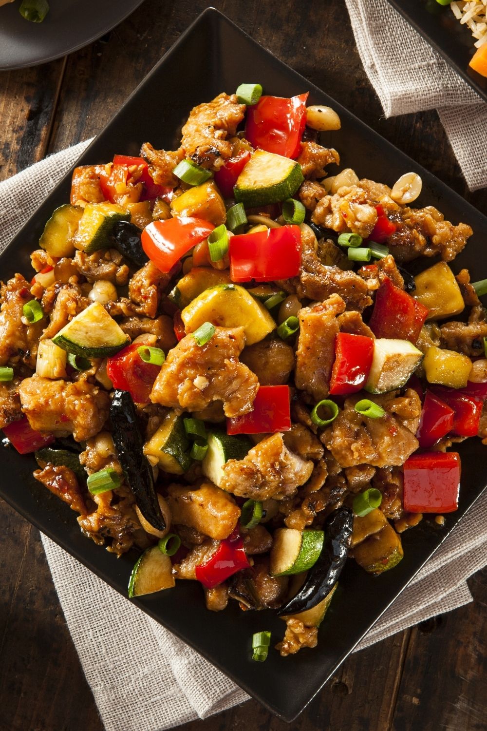 Easy Diced Chicken Recipes You'll Love including Homemade Kung Pao Chicken with Veggies