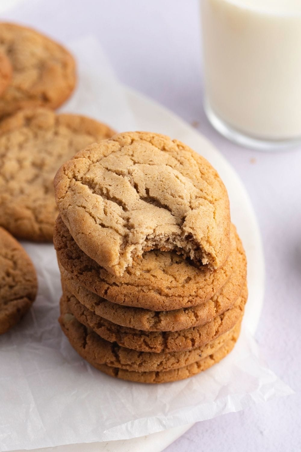 Homemade Refrigerator Cookies with Milk