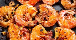 Juicy and Meaty Garlic Shrimp