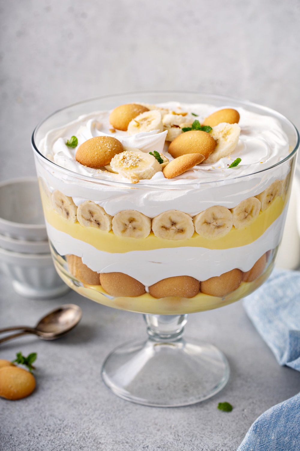 Patti Labelle Banana Pudding in a Trifle Dish