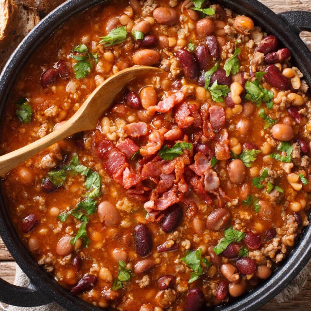 Bush's Baked Beans Close-Up