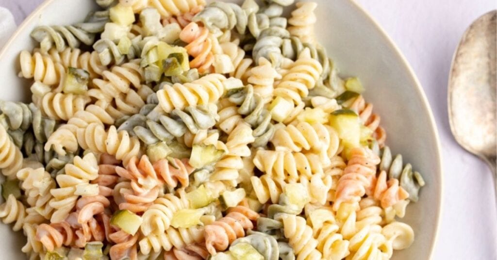 Dill Pickle Pasta Salad