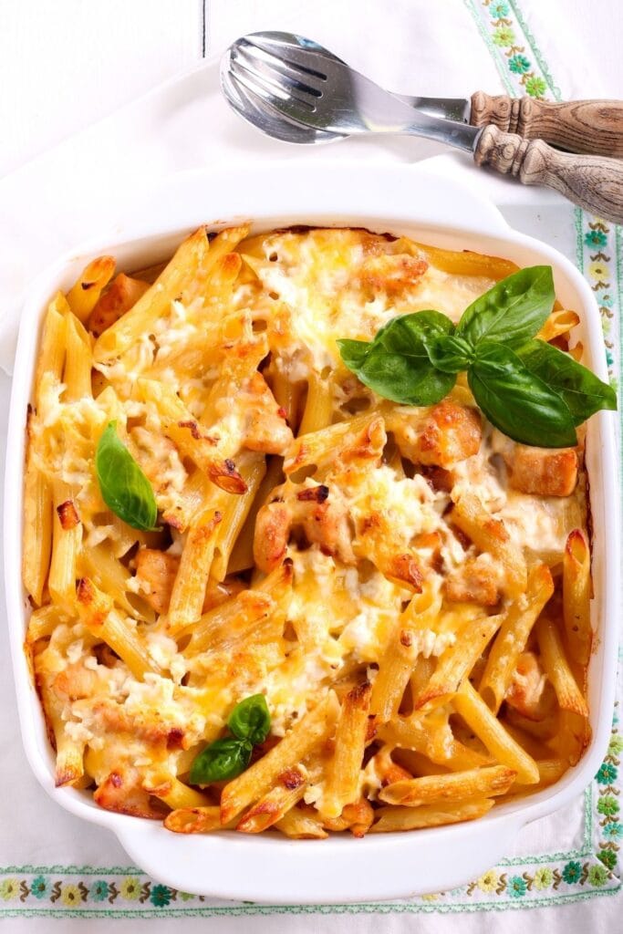 Homemade Cheesy Chicken Pasta