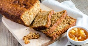 Homemade Pawpaw Bread with Apple Sauce