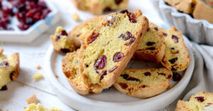 Homemade Biscotti with Raspberries