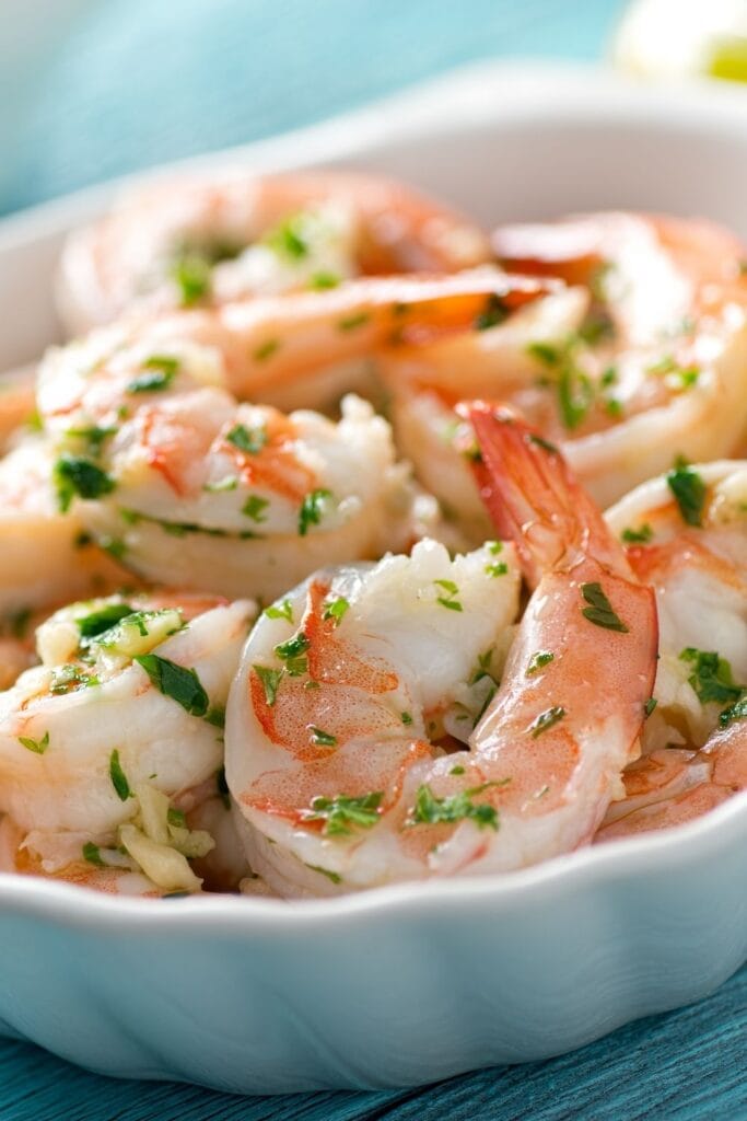 Homemade Garlic Shrimp Scampi with Herbs