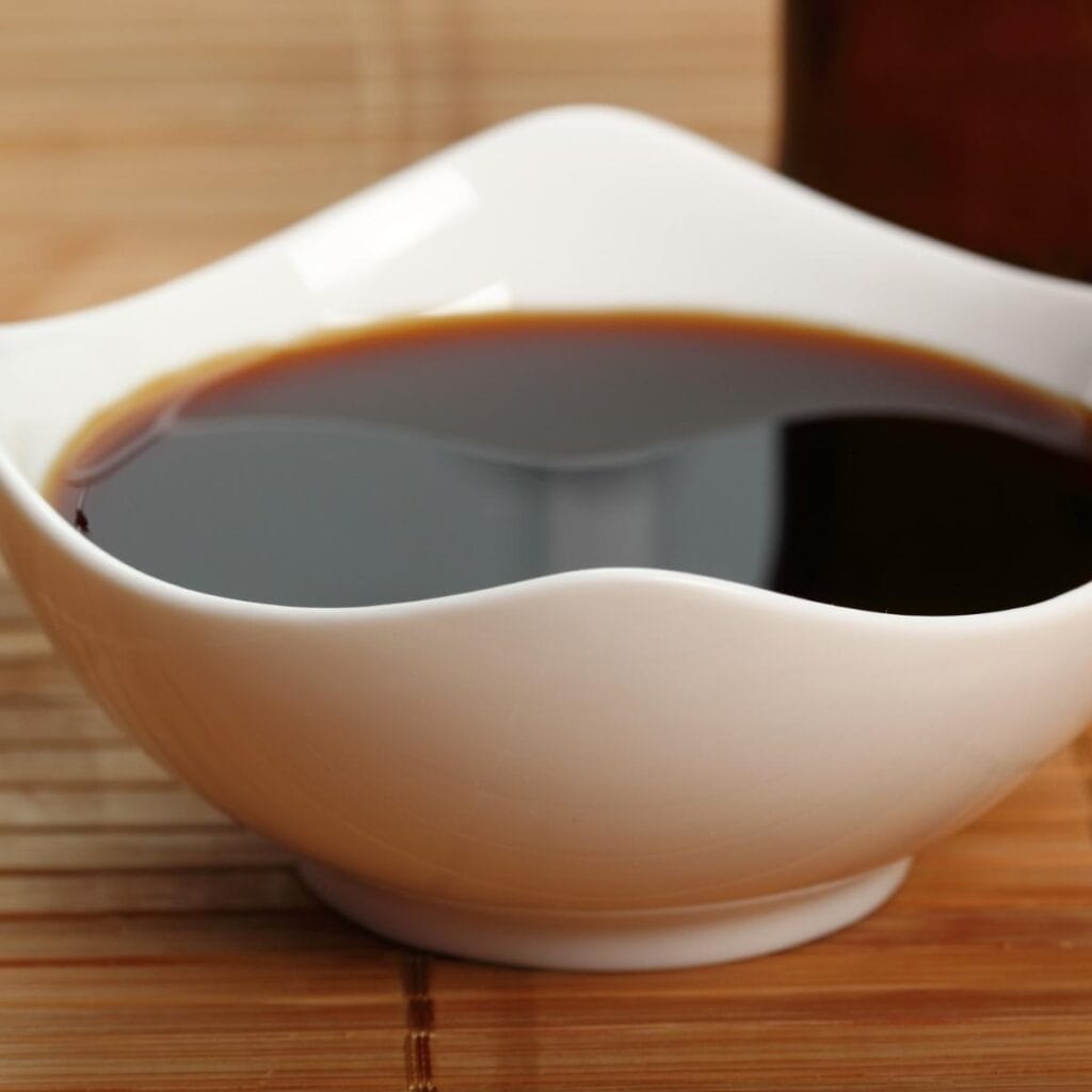 Balsamic Vinegar in a Small Dish