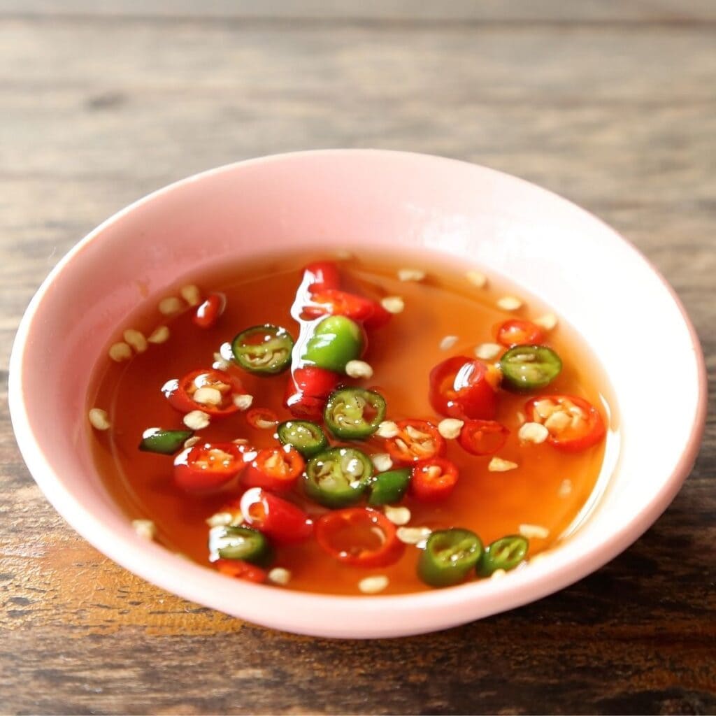 Bowl of Fish Sauce with Chili