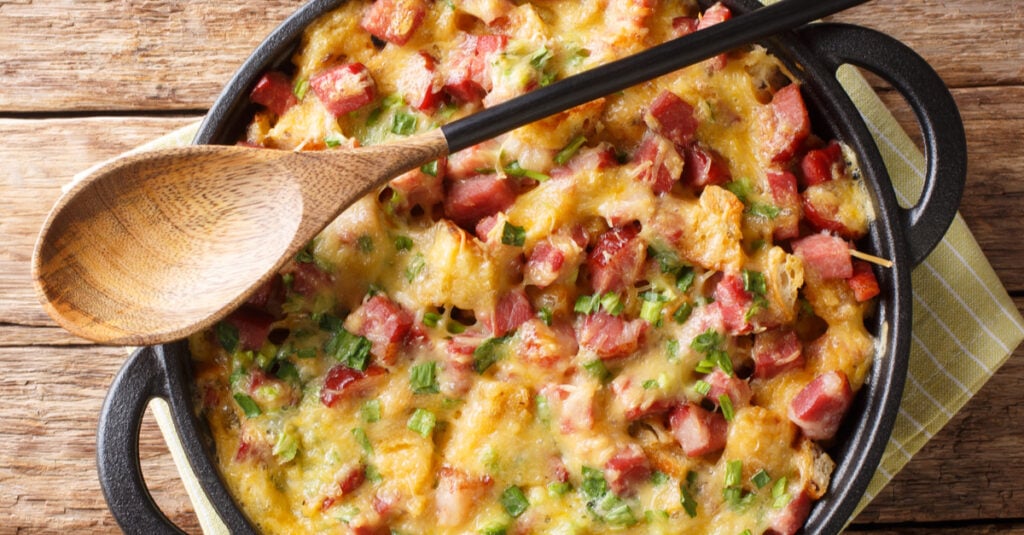 Keto Ham and Cheese Casserole