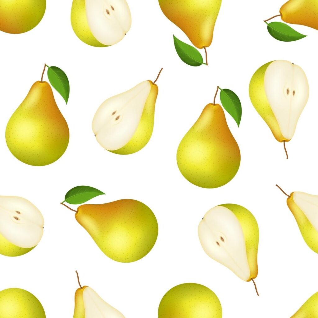Sliced Pear Graphic
