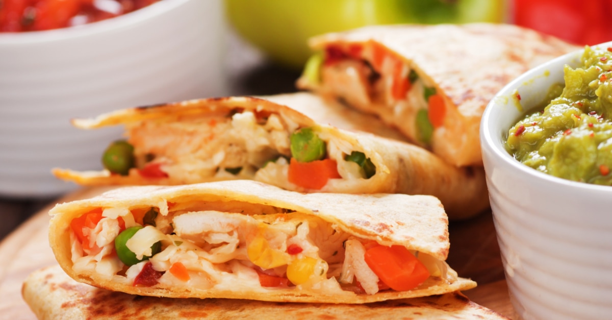 Sliced Taco Bell Quesadilla Recipe