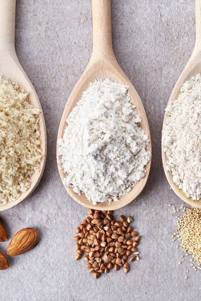 Various Gluten-Free Flours: Almond, Seeds and Amaranth
