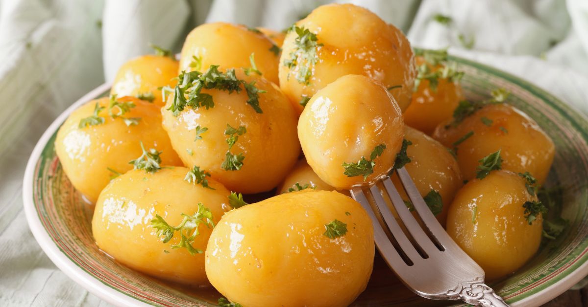 Healthy Homemade Caramelized Baby Potatoes