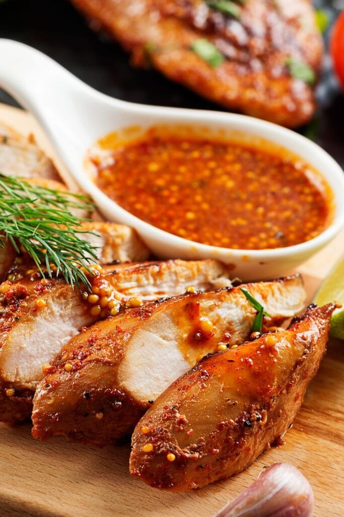 Marinated Grilled Chicken with Chili Sauce