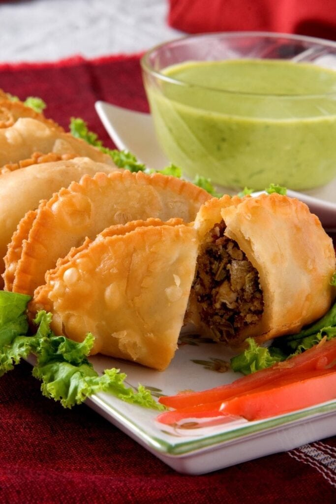 Samosa Filled with Ground Beef