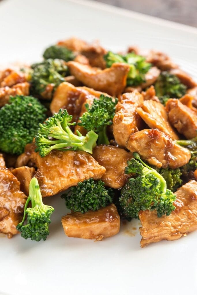 Stir-Fried Chicken and Broccoli