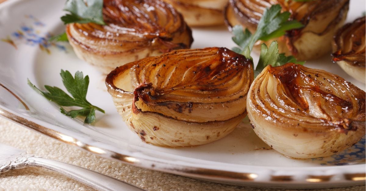 Homemade Caramelized Vidalia Onions with Parsley