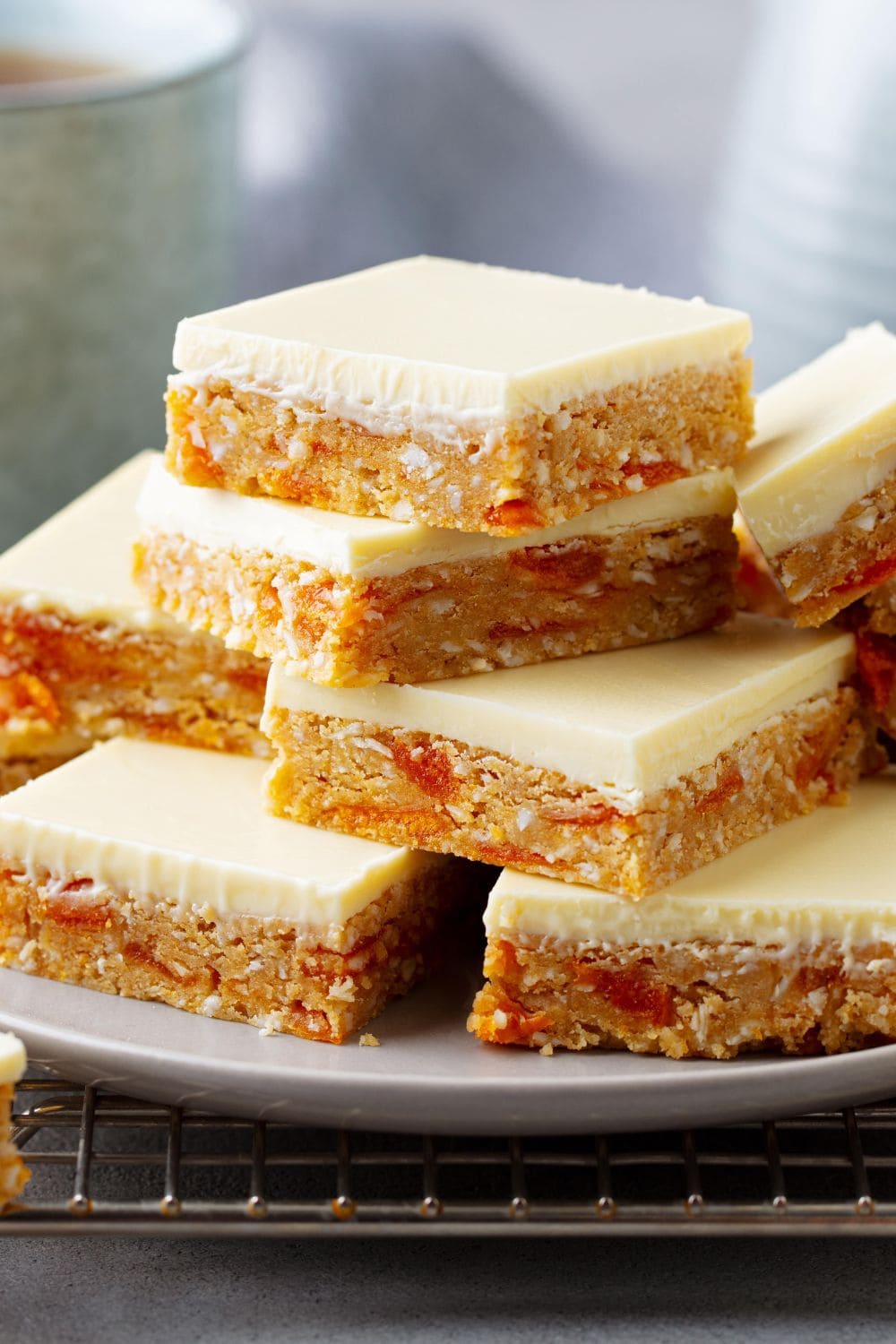 Sweet Apricot Bars with Coconut and Oats