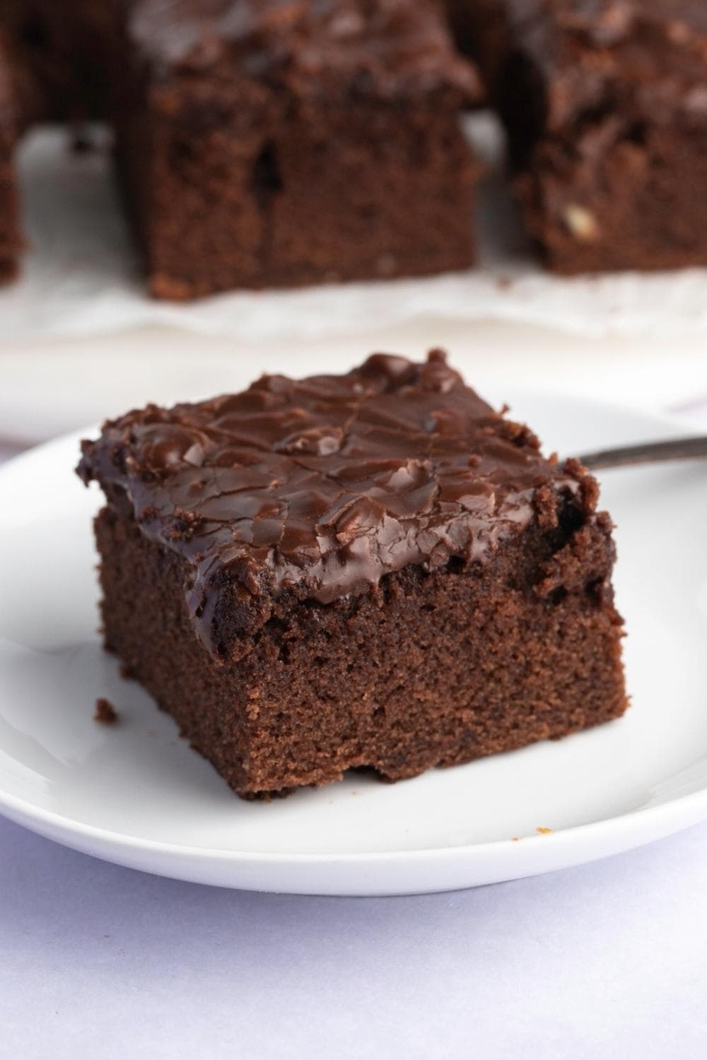 A Slice of Homemade Dr. Pepper Chocolate Cake