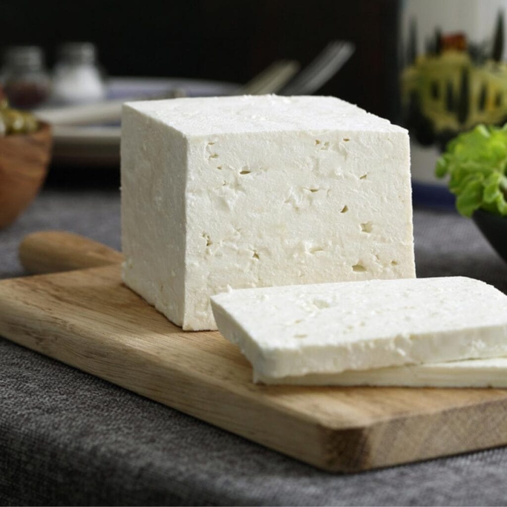 Sliced Feta Cheese Block