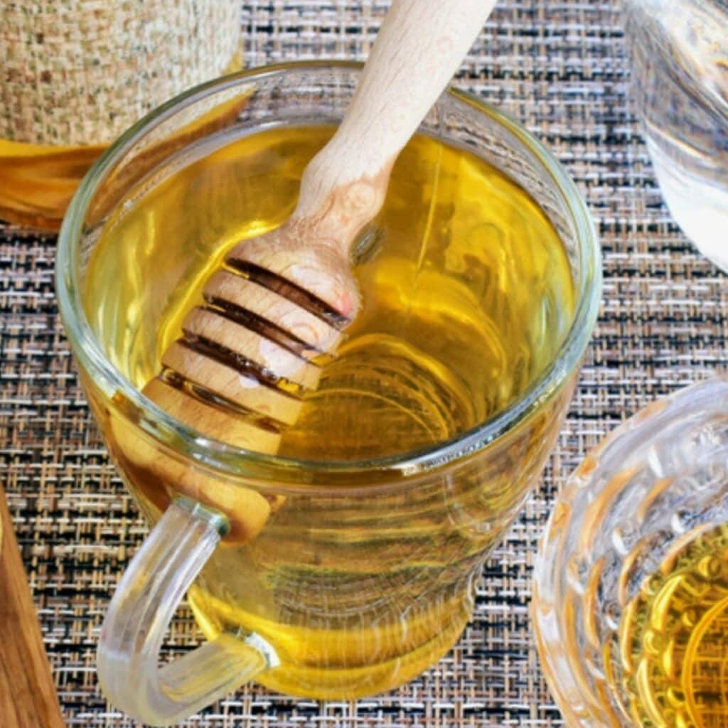 Honey Vinegar in a pitcher