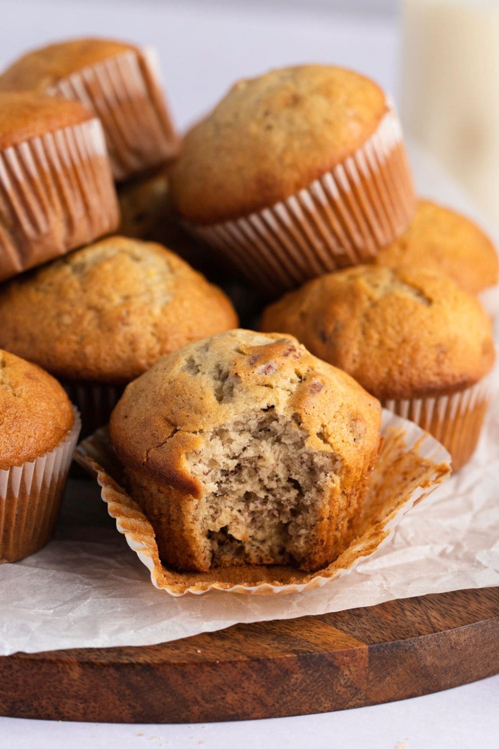 Moist and Tender Banana Bread Muffins