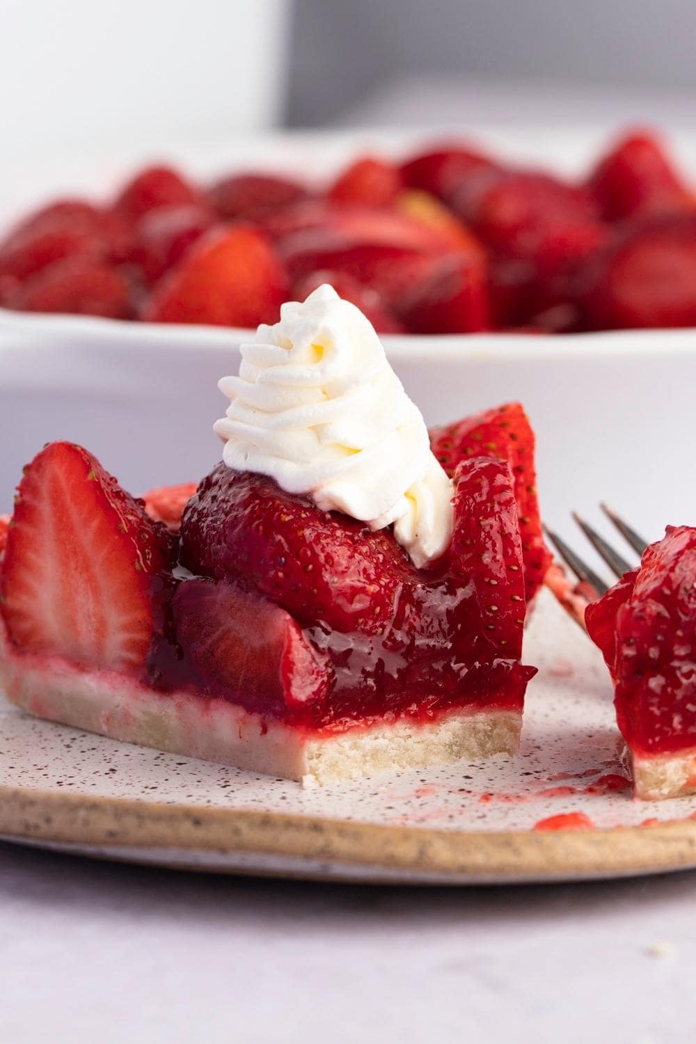 Shoney's Strawberry Pie Slice