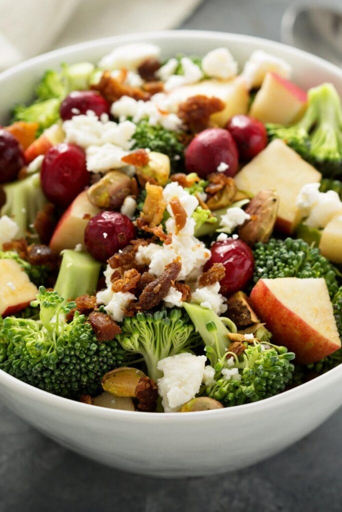 Apple, Cranberry, Bacon and Broccoli Salad