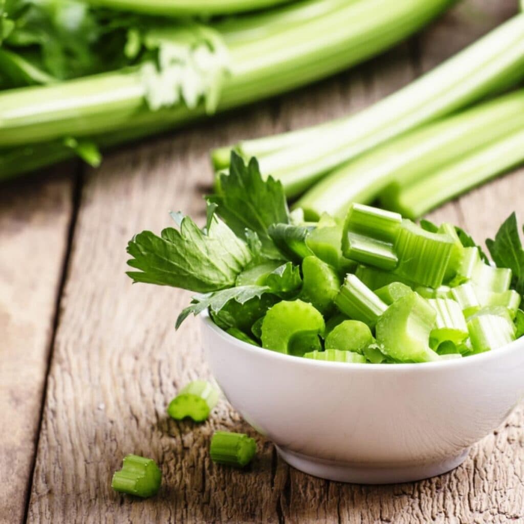 Fresh Chopped Leaves