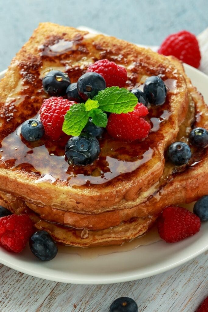 Cinnamon Toast Crunch French Toast with Berries