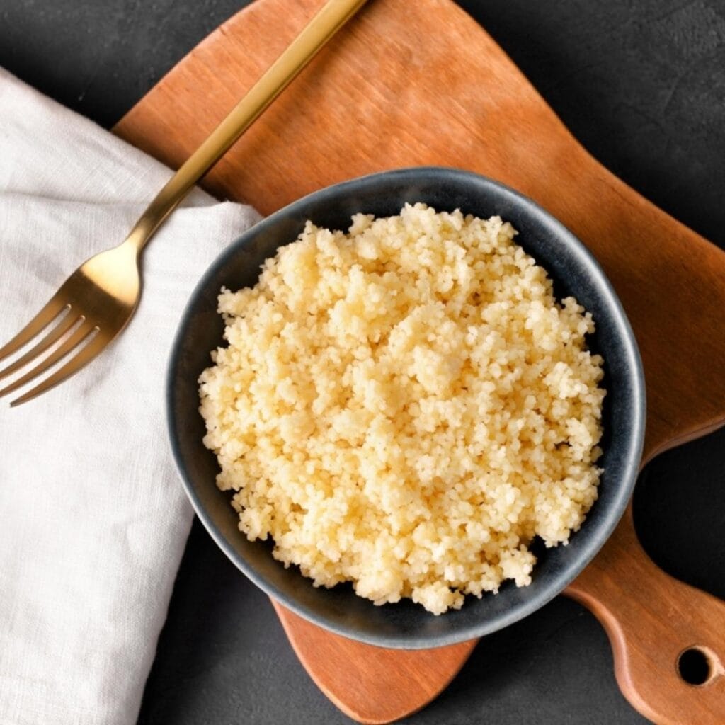 Couscous in a bowl