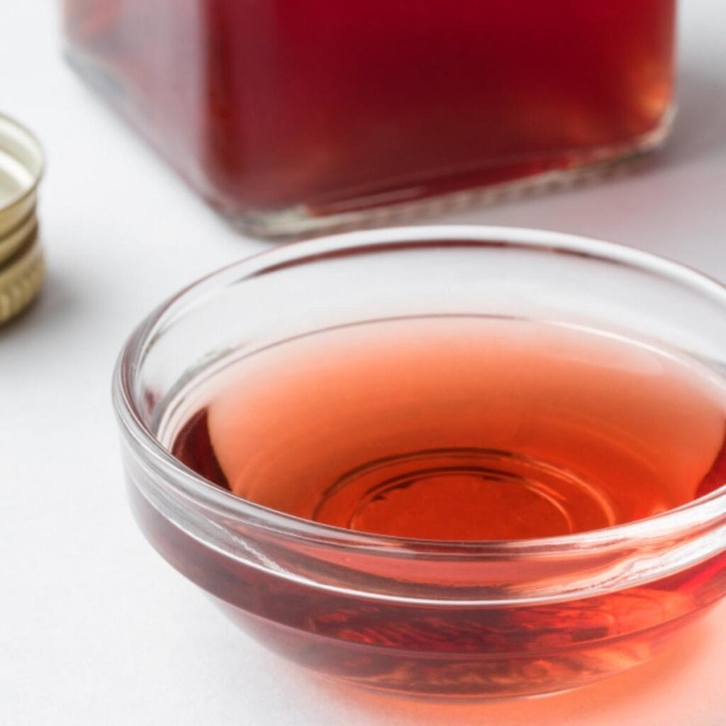 Red Wine Vinegar in a small bowl
