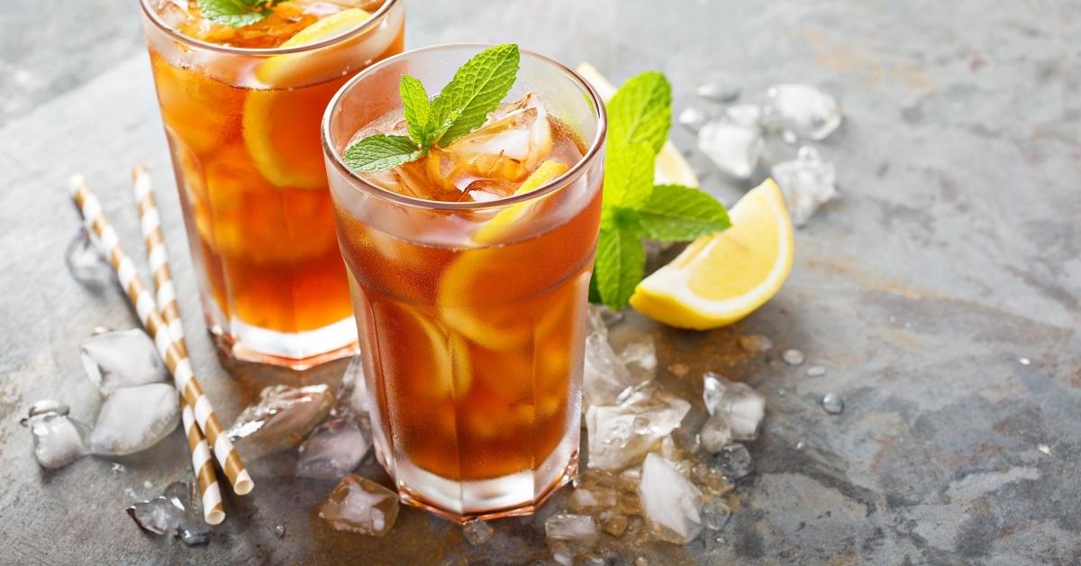 Refreshing Cold Lemon Iced Tea