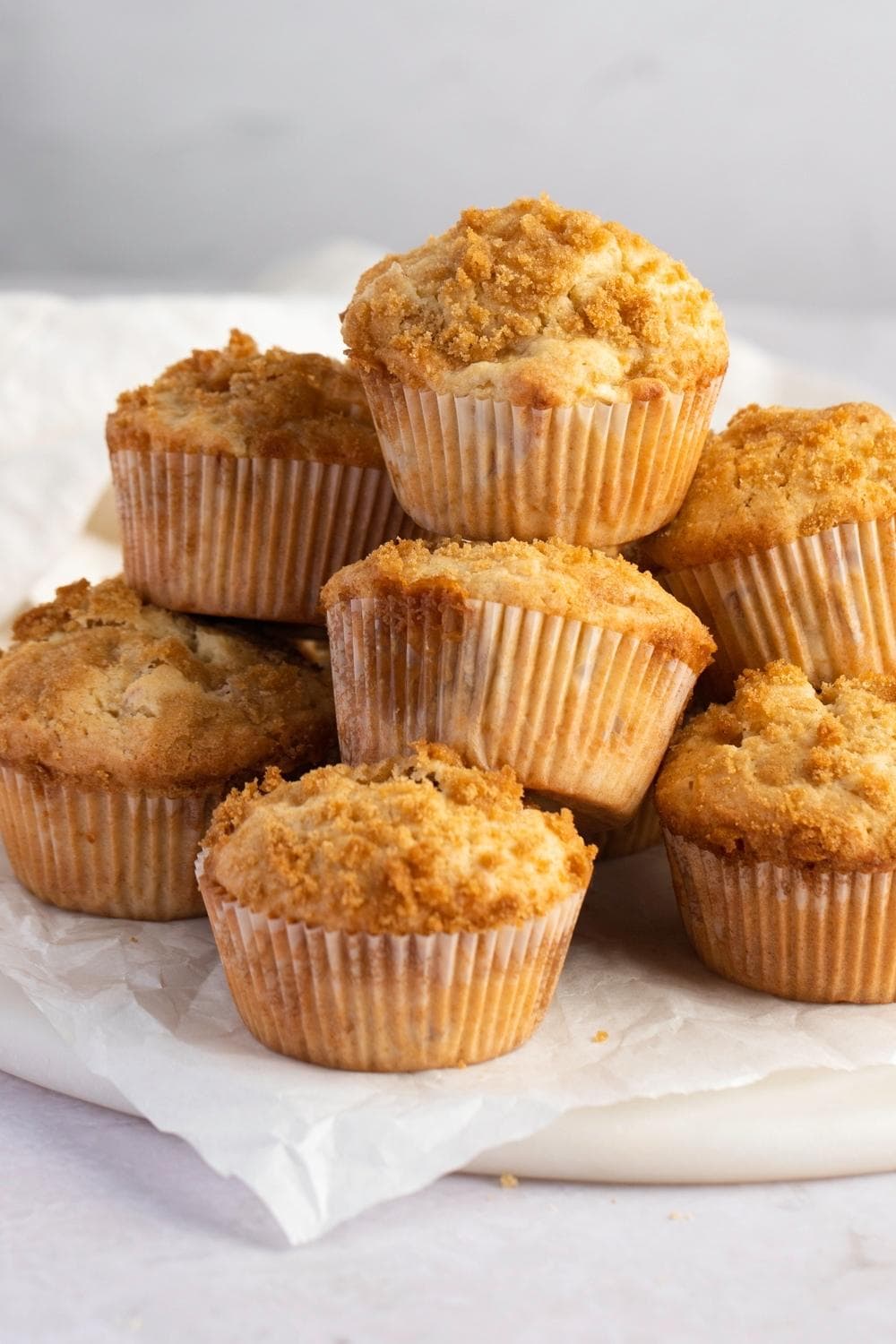 Freshly Baked Apple Strudel Muffins