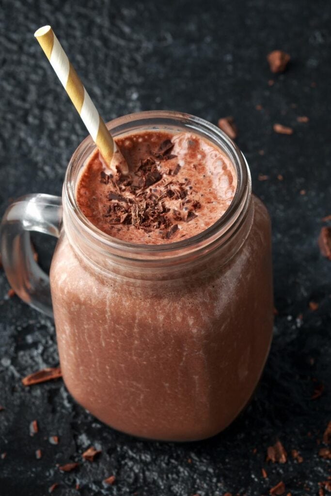Homemade Chocolate Protein Shake