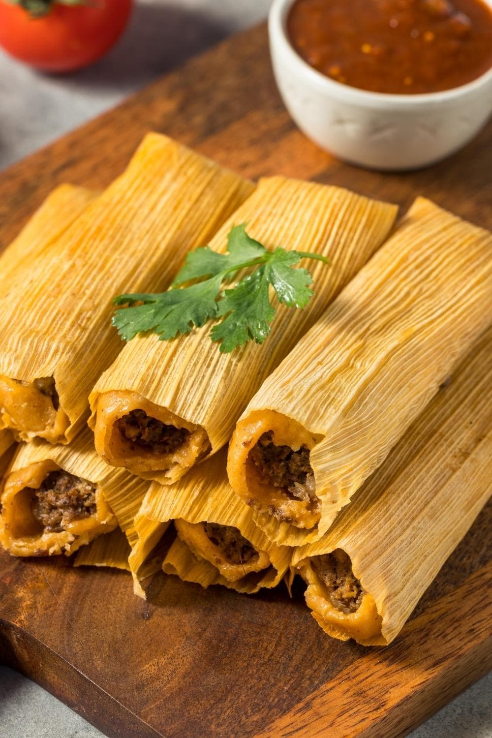 Masa Harina Tamales with Ground Beef